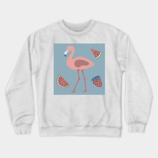 Retro Flamingo Crewneck Sweatshirt